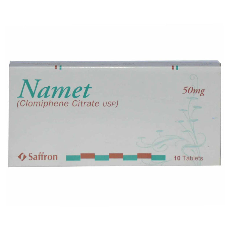 Namet 50mg Tablet Saffron Pharmaceuticals Pvt Ltd Hormonal Products Clomiphene Citrate