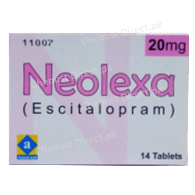 Neolexa 20mg Tablet Amarant Pharmaceuticals Pvt Ltd Anti Depressant Escitalopram