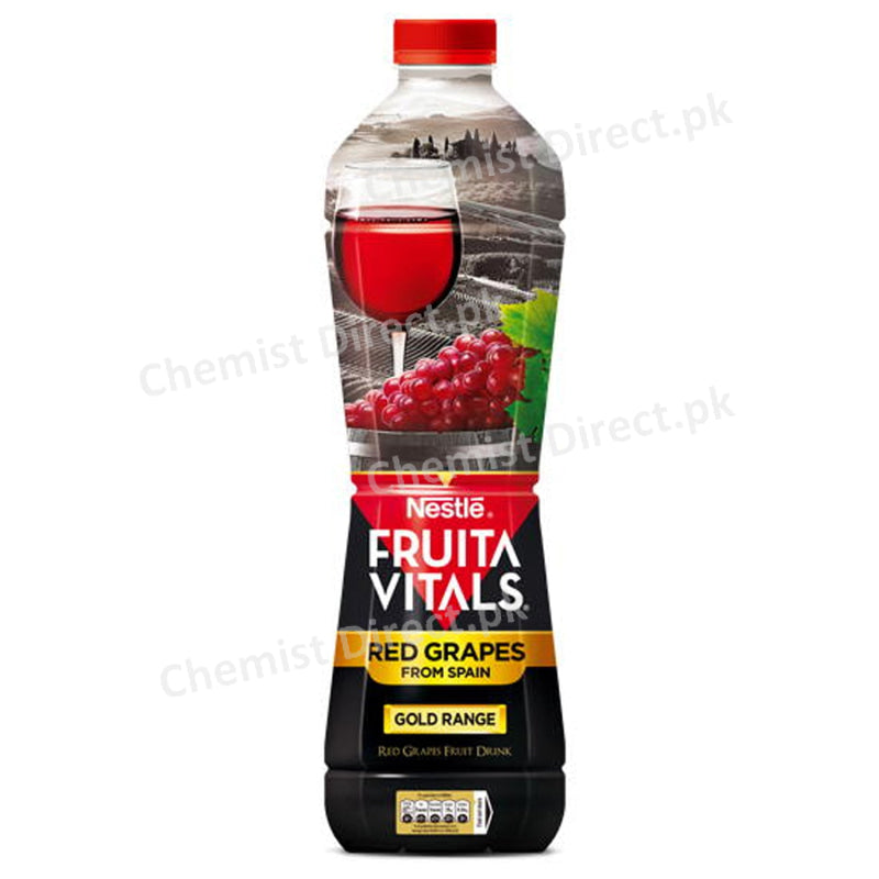 Nestle Fruita Vital Red Grapes Gold Juice Bottle 1 Ltr Food