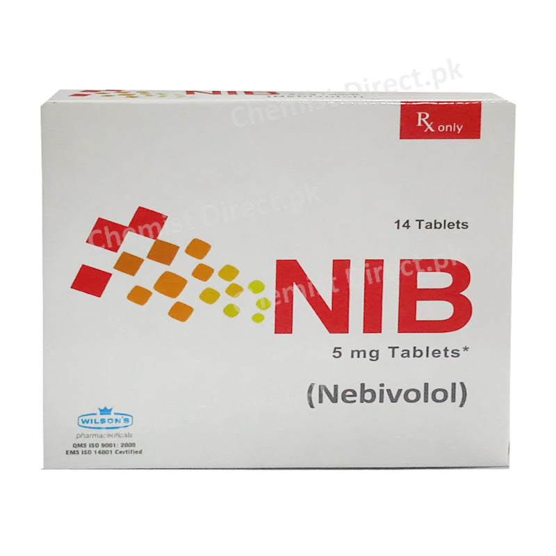 Nib 5mg Tablet Wilson's Pharma Anti-Hypertensive Nebivolol