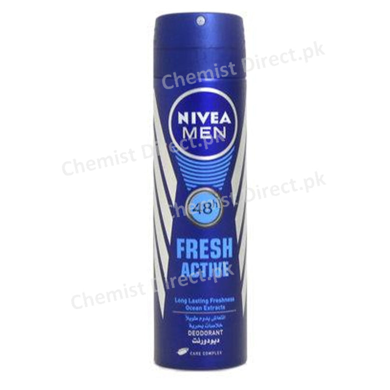 Nivea Men Fresh Active Body spray 150ml – - Main Image