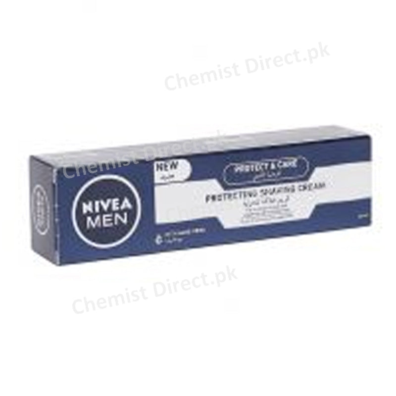Nivea Protect & Care Shaving Cream 60Ml Personal Care