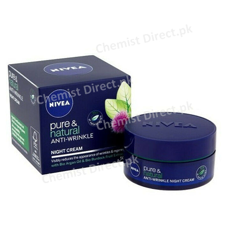 Nivea pure Natural Anti wrinkle Night cream 50ml jpg