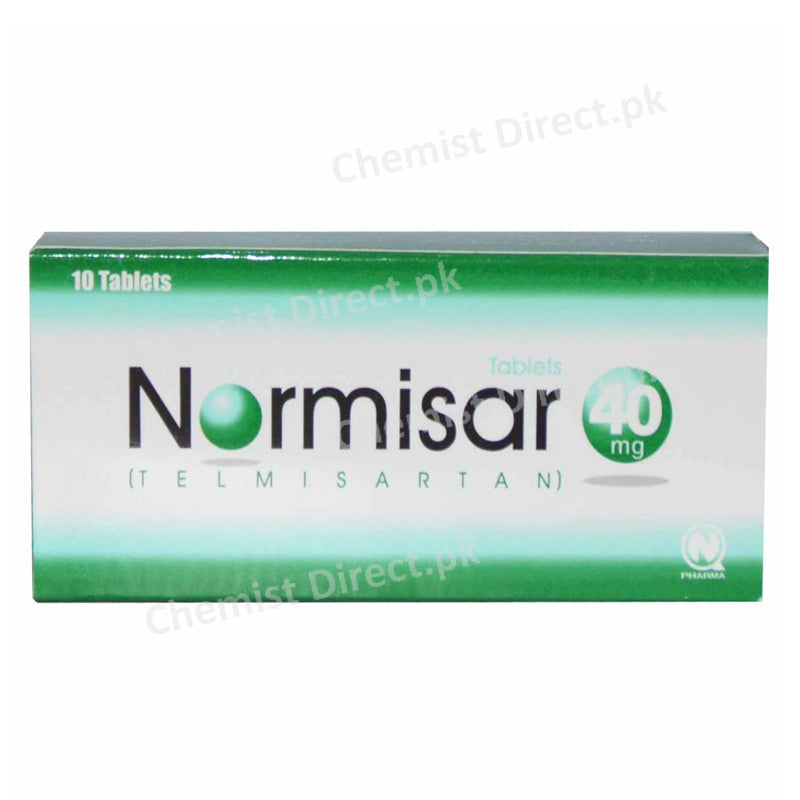 Normisar 40mg Tablet Nabiqasim Industries Anti-Hypertensive Telmisartan