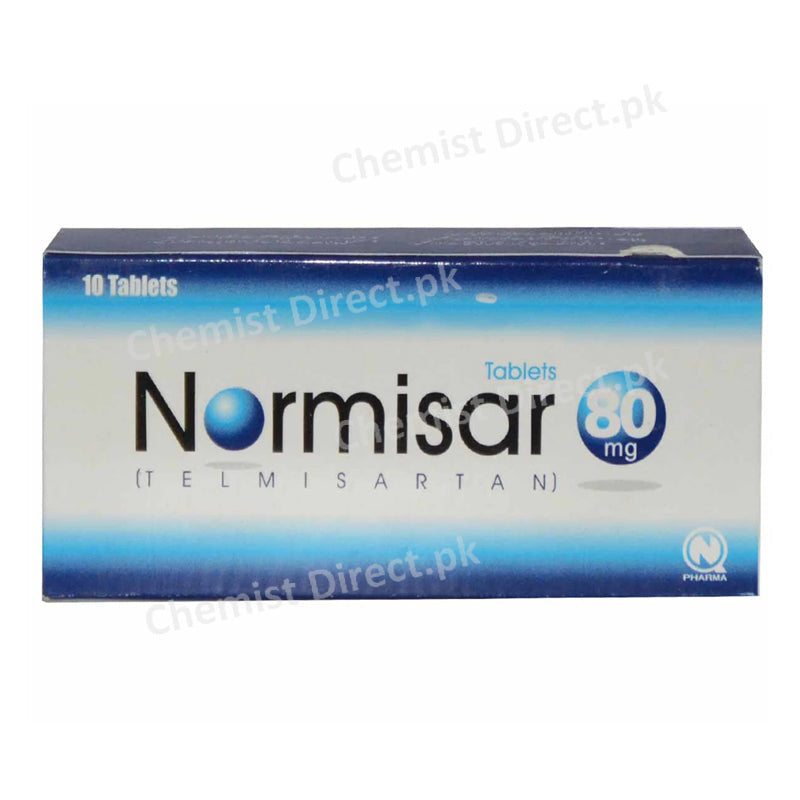 Normisar 80mg Tablet Nabiqasim Industries Anti-Hypertensive Telmisartan