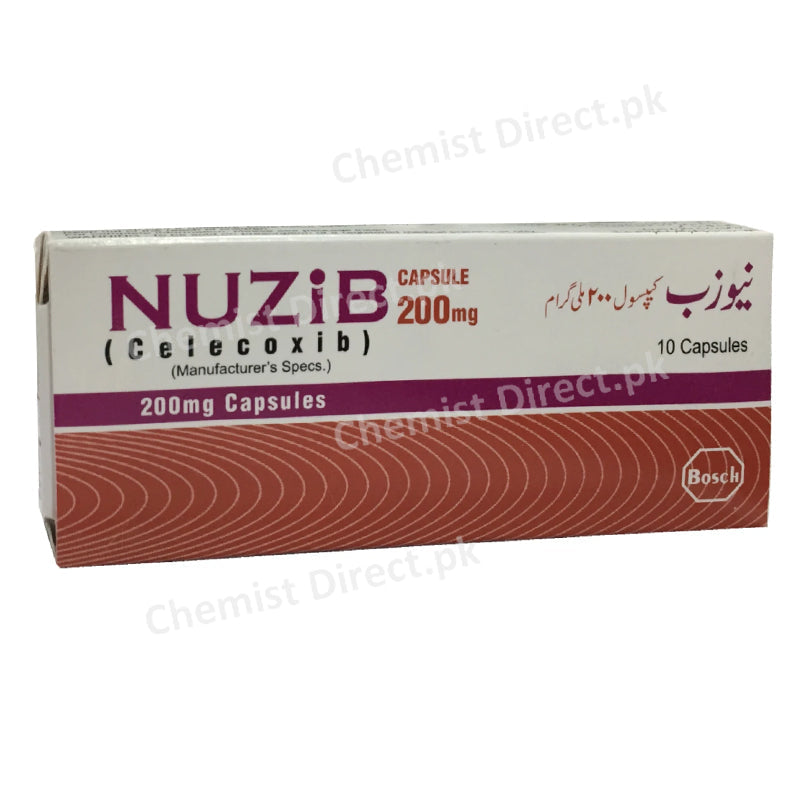 Nuzib 200 Mg Capsule Bosch Pharmaceuticals Pvt Ltd Nsaid Celecoxib
