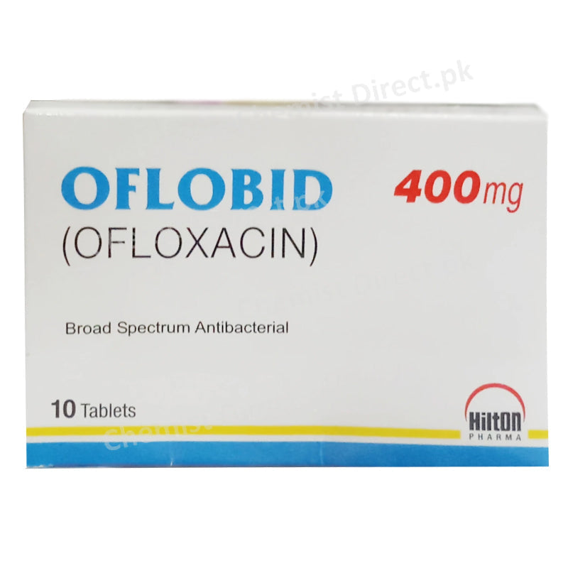 Oflobid 400mg Tablet Hilton Pharma Pvt Ltd Quinolones Anti Bacterial Ofloxacin