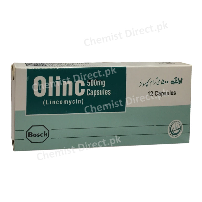 Olinc 500mg Capsule Anti-Bacterial Lincomycin Bosch pharmaceuticals