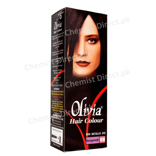 Olivia Hair Colour Burgundy 08 Personal Care