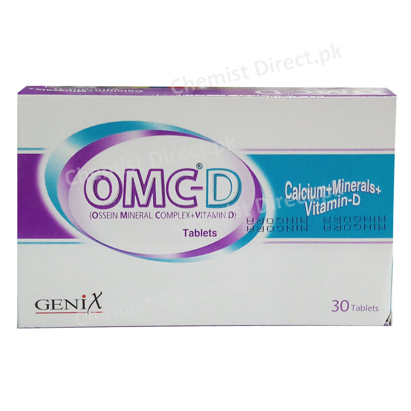Omc D 830mg Tablet Global Pharma Mineral Supplement Calcium Minerals Vitamin D
