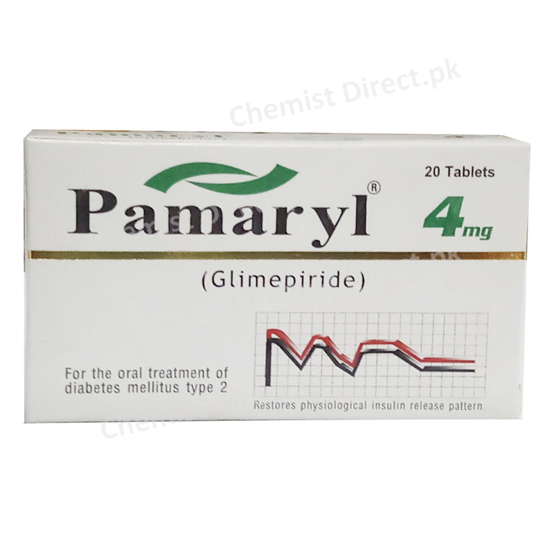 Pamaryl 4mg Tablet HIMONTPHARMA PVT LTD Oral Hypoglycemic Glimepiride