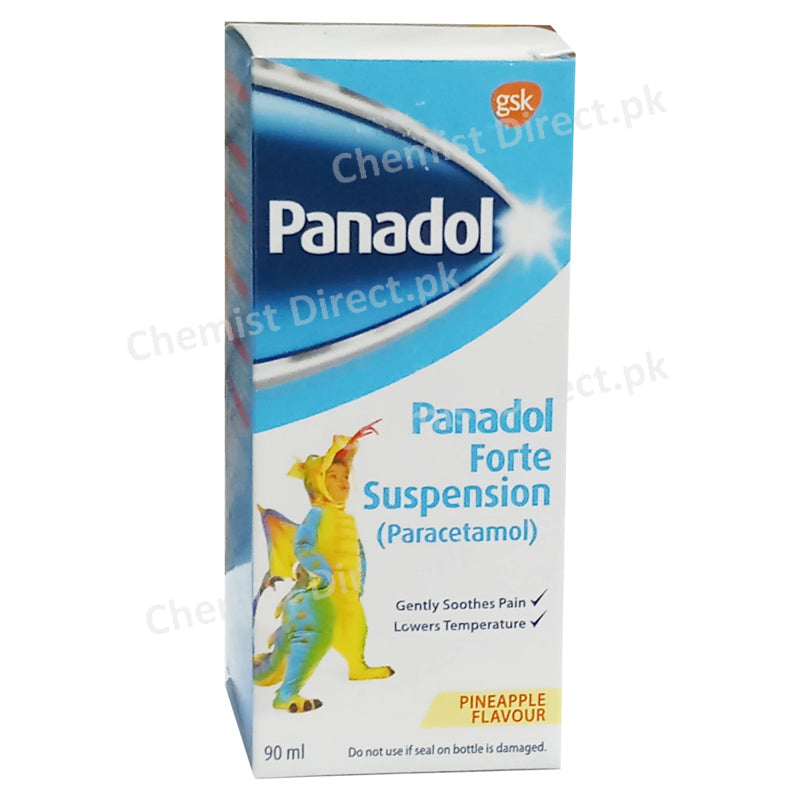 Panadol Forte Syrup 90ml GSK Consumer Health care Fever And Pain Relief Paracetamol