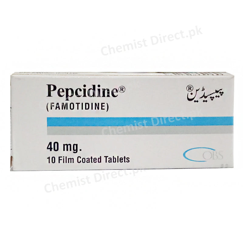Pepcidine 40mg Tablet OBS Pharma Anti Ulcerant Famotidine