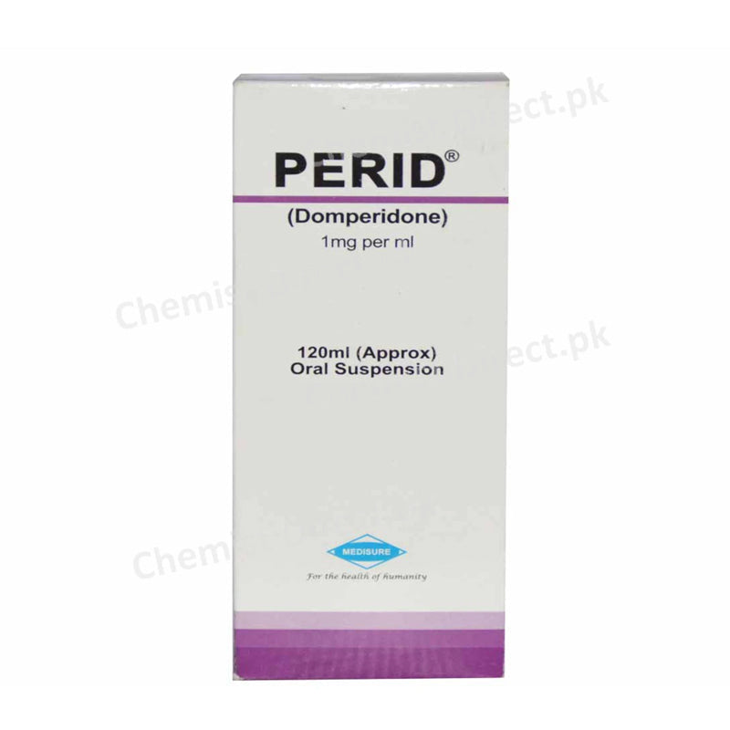 Perid Syrup 120ml Domperidone Medisure Pharma Getroprokinetics