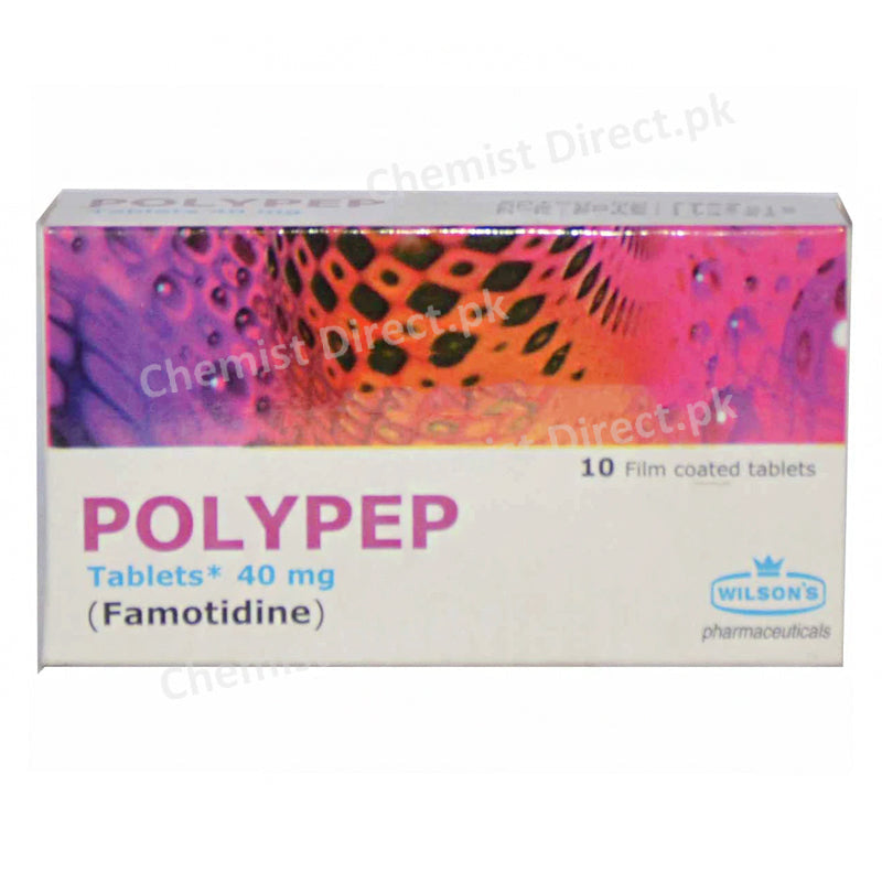 Polypep 40mg Tablet Wilsons Pharmaceuticals Anti Ulcerant Famotidine