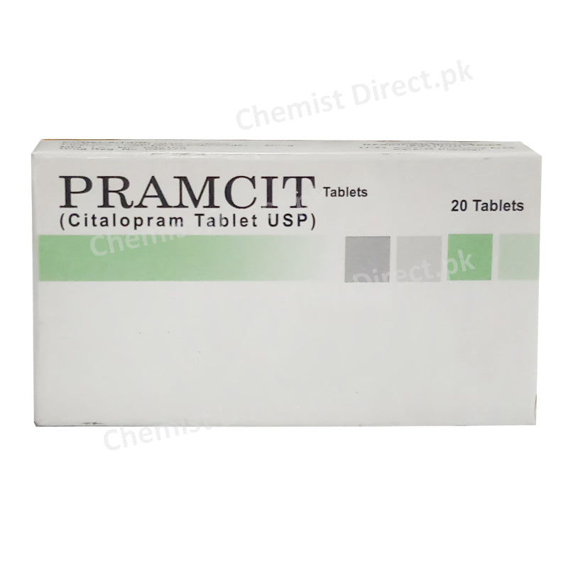 Pramcit 20mg Tablet Nabiqasim Industries Anti-Depressant Citalopram