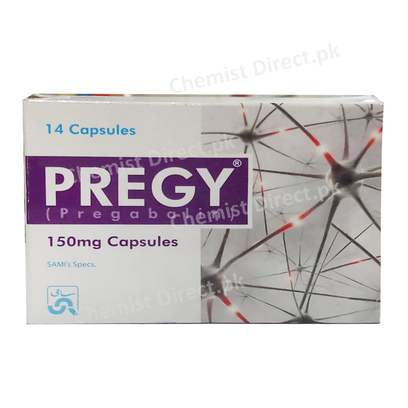 Pregy 150mg Capsule Sami Pharmaceuticals Pregabalin Neuropathic pain