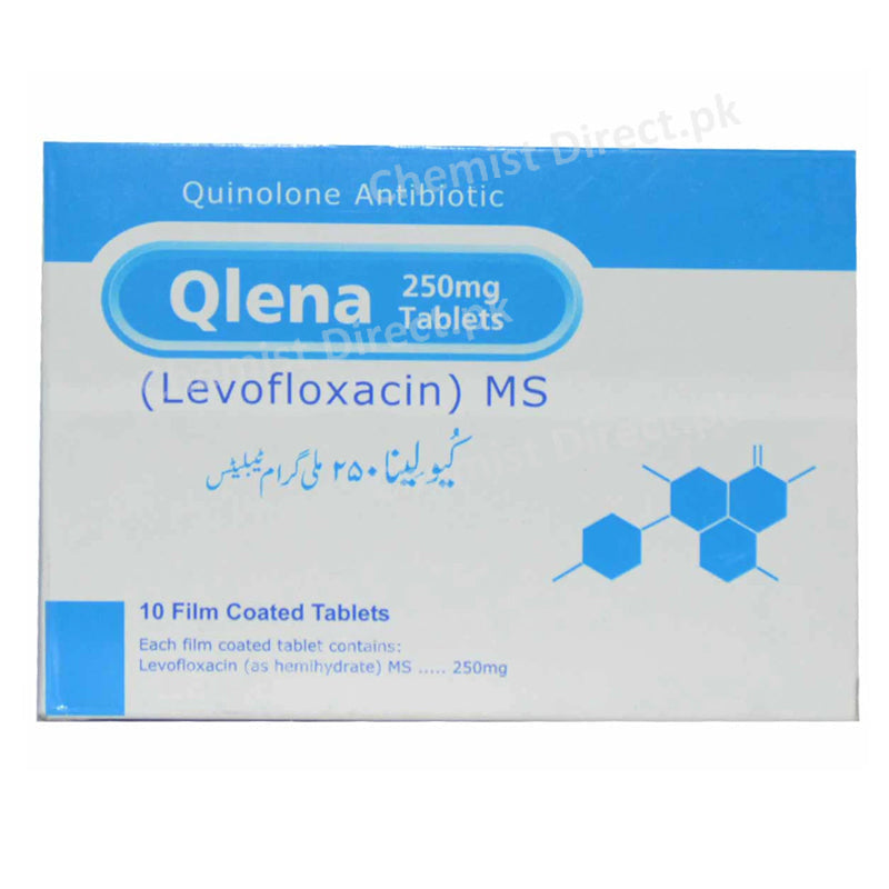 Qlena 250mg Tablet Bosch Pharmaceuticals Pvt Ltd Quinolone Anti Bacterial p Levo floxacin