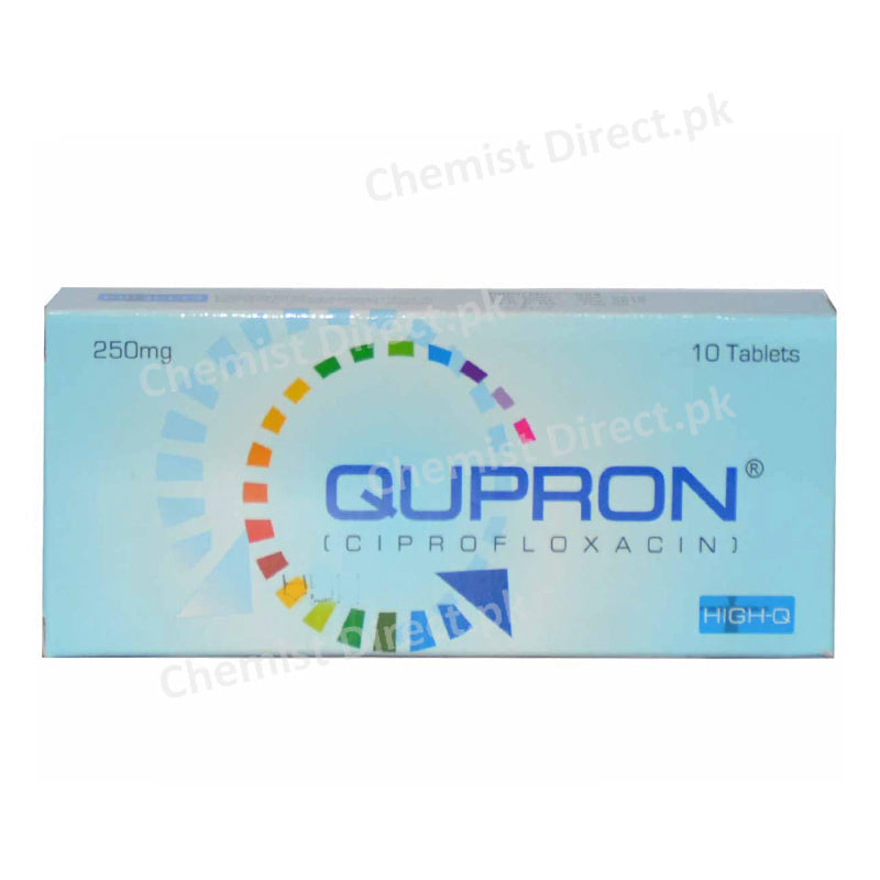 Qupron 500mg Tablet Ciprofloxacin Anti-bacterial High-Q Pharma