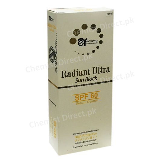 Radiant Ultra Sun Block SPF 60 50ml