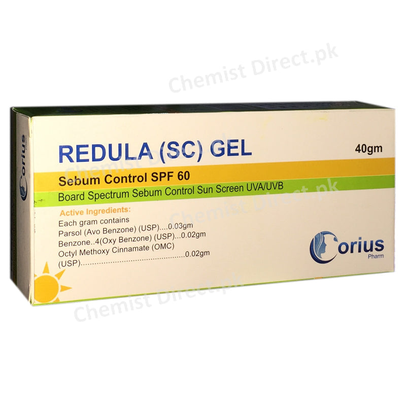 Redula (Sc) Gel Sunblock 40Gm Personal Care