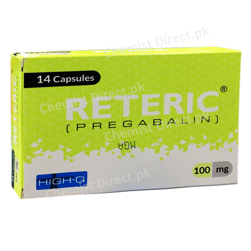 Reteric 100mg Capsule High Q Pharma Pregabalin