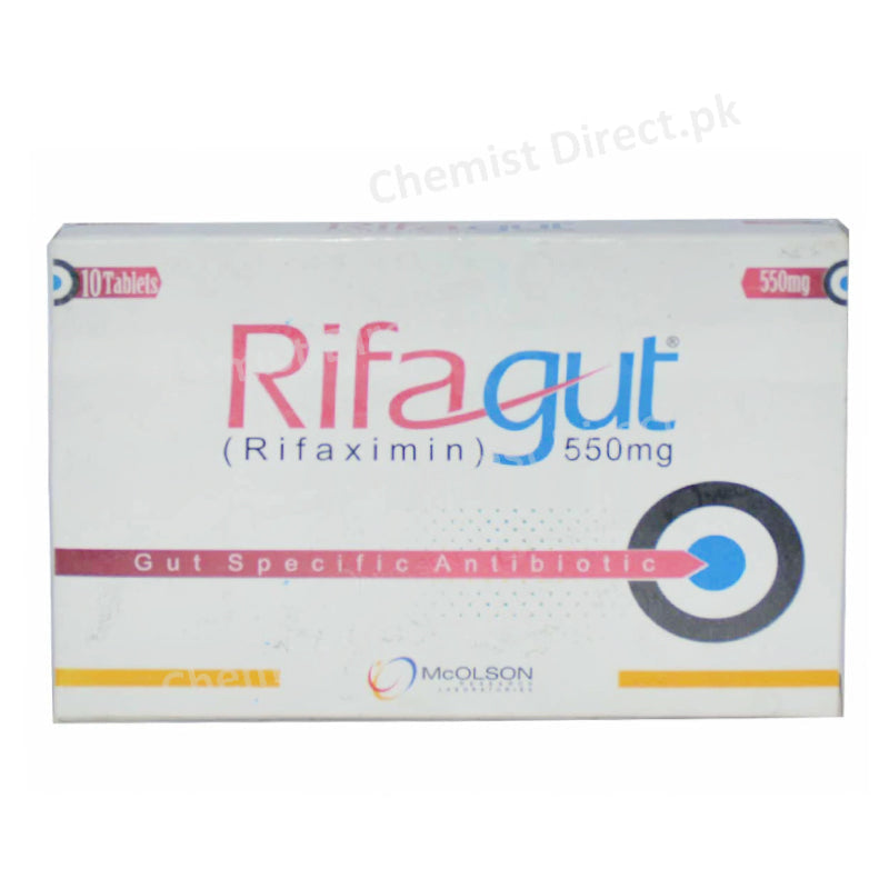 Rifagut 550mg Tablet Mcolson Pharma Rifaximin