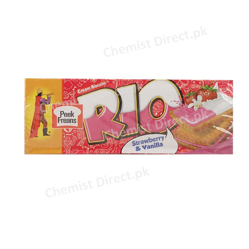 Rio Strawberry & Vanilla Biscuts Pack Food