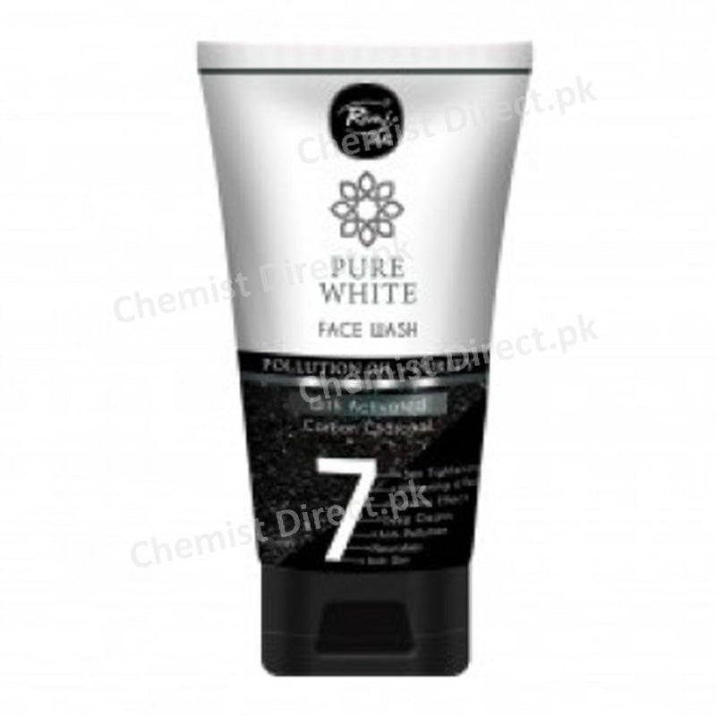 Rivaj Uk Bamboo Charcoal White Face Wash 150Ml Personal Care