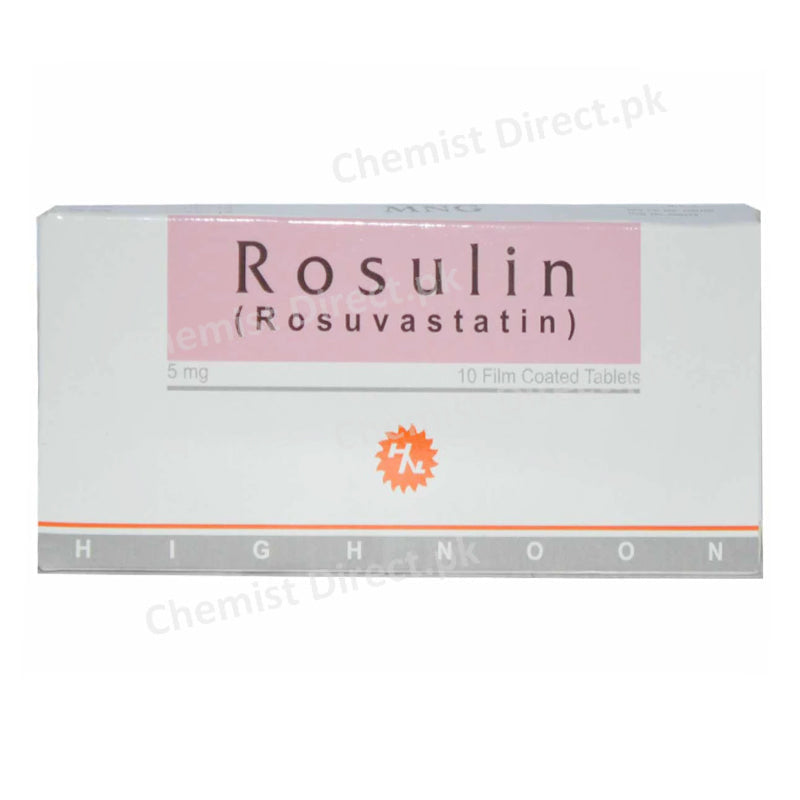 Rosulin 5m Tablet Highnoon Laboratories Ltd Statins Rosuvastatin