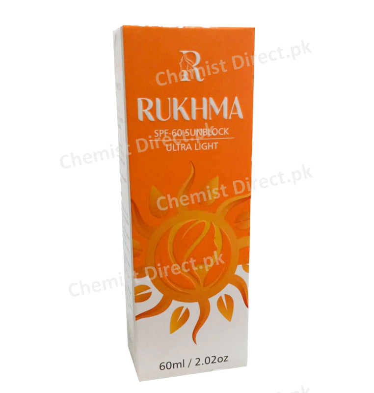 Rukhma Spf-60 Sunblock Ultra Light Sunblock