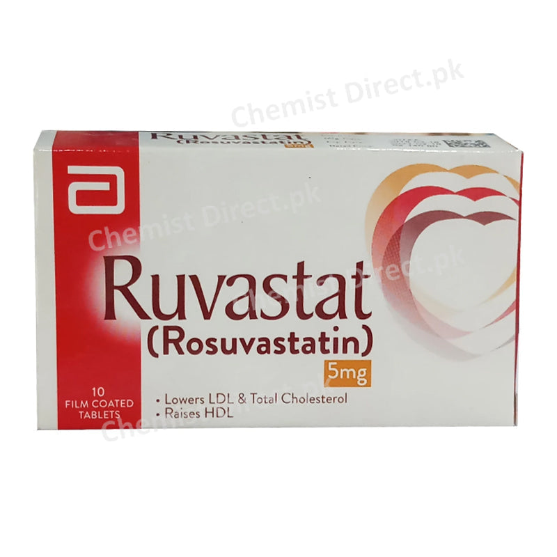 Ruvastat 5mg Tablet Rosuvastatin Statins Abbott laboratories