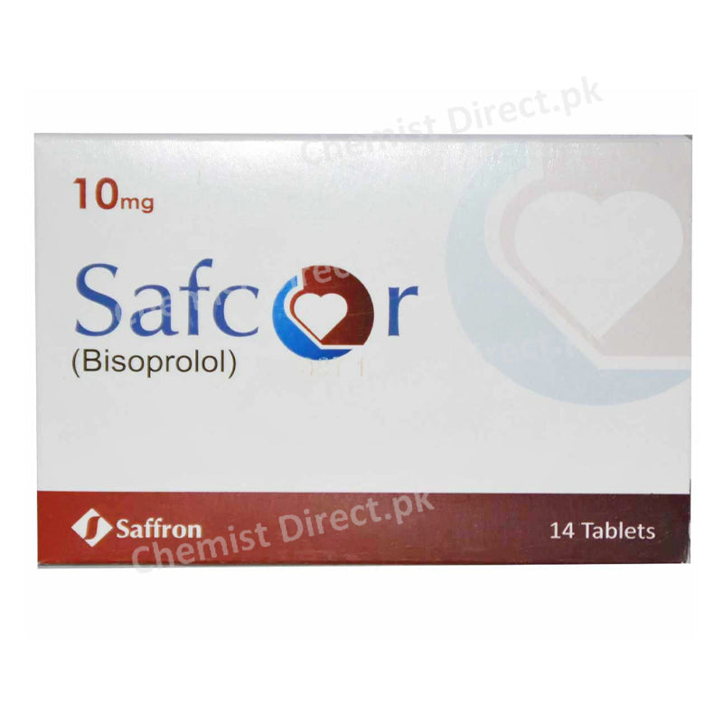 Safcor 10mg Tablet Saffron Pharmaceuticals Company Anti Bisoprolo