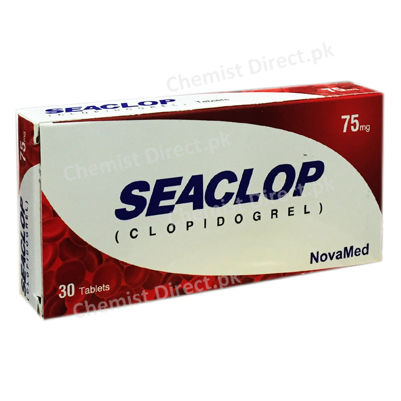 Seaclop 75mg Tablet SEARLE PAKISTAN Anti Platelet Aggregation Clopidogrel
