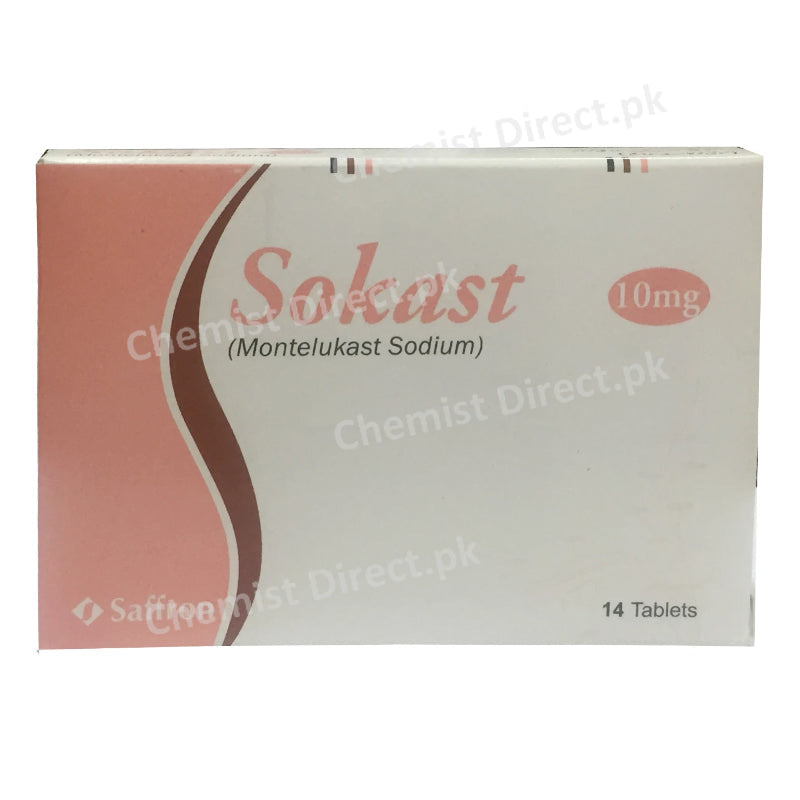 Sokast 10mg Tablet Saffron Pharmaceuticals Pvt_ Ltd Anti Leukotriene Montelukast sodium