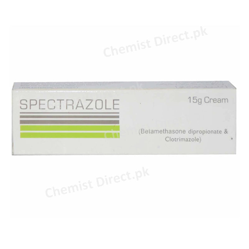 Spectrazole 15g cream pharma health pakistan pvt ._ ltd anti fungal_corticosteroid betamethasone dipropionate 0.05_ clotrimazole 1