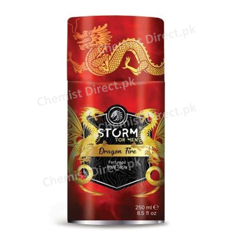 Storm For Men Dargon Fire Body Spray 250Ml Personal Care