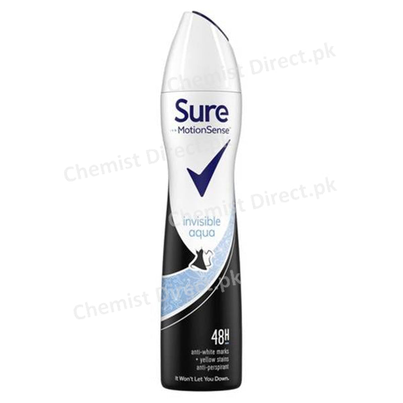 Sure Invisible Aqua Body Spray 250ml jpg