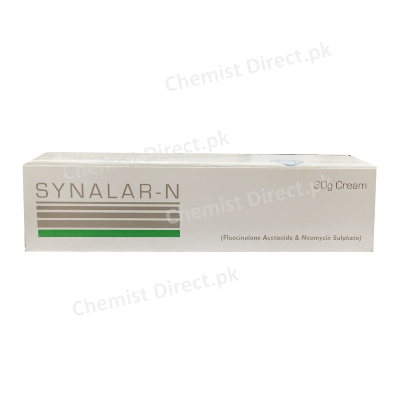 Synalar-N 30g Cream Fluocinolone Acetonide & Neomycin Sulphate Pharma Health Anti-Bacterial + Corticosteroid