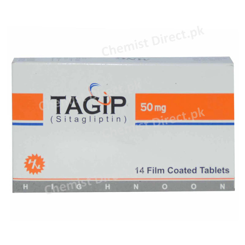 Tagip 50mg Tablet Sitagliptin Oral Hypoglycemic Highnoon Laboratories