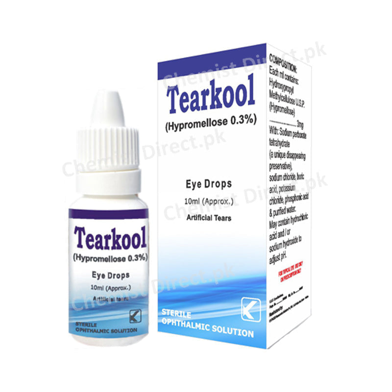 Tearkool eye drop Hypromellose 0.3% Lubricants Cobec Health Pharma