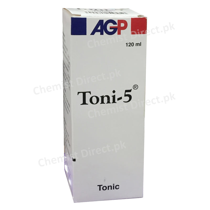 Toni-5 120ml Syrup AGP Pvt_ Ltd Mineral Supplements