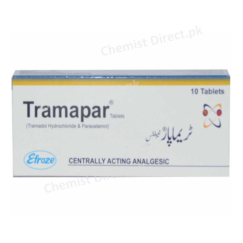 Tramapar Tablet Tramadol Hydrochloride & Paracetamol Efroze Chemical