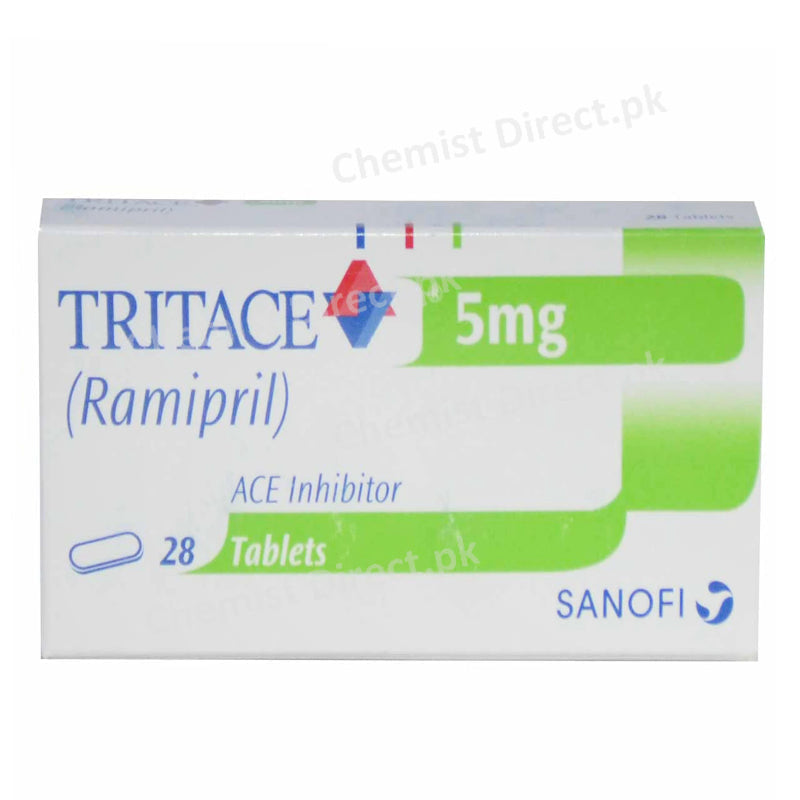 Tritace 5mg Tablet Ramipril Anti-Hypertensive Sanofi Aventis