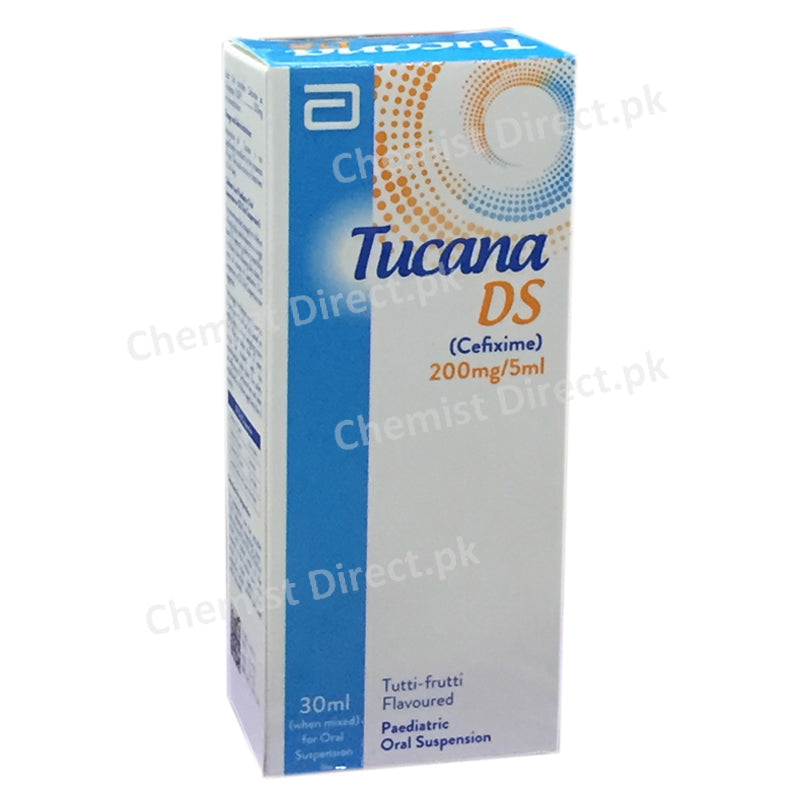 Tucana DS 200mg 5ml 30ml Suspention Pediatric Cefixime Abbot Laboratories