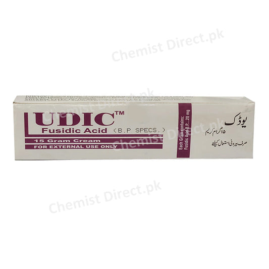 Udic Cream 15g Valor Pharmaceuticals Anti Bacterial Fusidic Acid