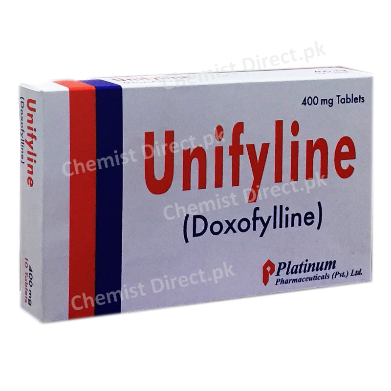 Unifyline Tablet 400mg Platinum Pharmaceuticals Pvt Ltd Asthma COPD Doxofylline