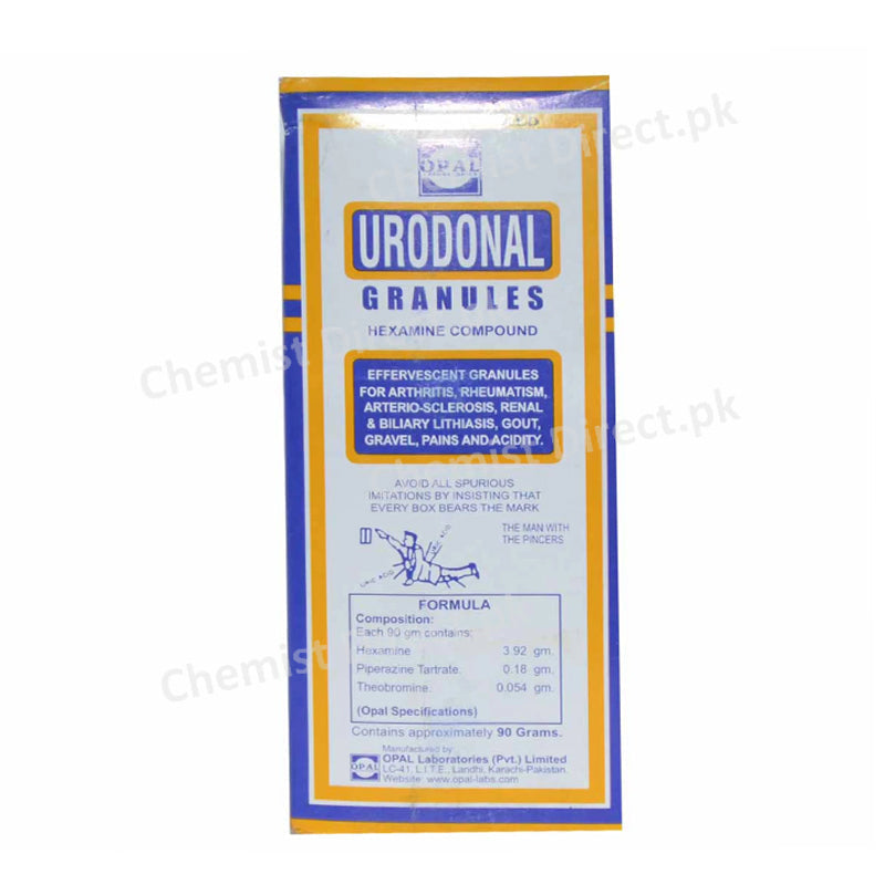 Urodonal Granules 90gm Hexamine Compound Opal Laboratories Urinary Anti-Infective