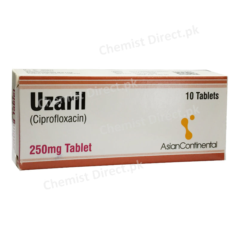 Uzaril 250mg Tablet Ciprofloxacin