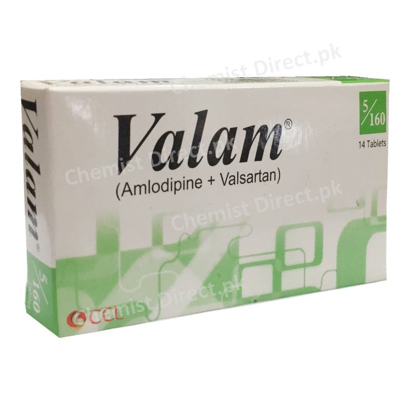Valam 5 160 Mg Tablet CCL Pharmaceuticals Anti Hypertensive Valsartan 160mg_ Amlodipine 5mg